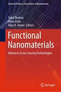 Functional Nanomaterials〈1st ed. 2020〉 : Advances in Gas Sensing Technologies