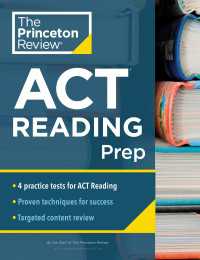 Princeton Review ACT Reading Prep : 4 Practice Tests + Review + Strategy for the ACT Reading Section