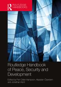 ラウトレッジ版　平和、安全保障と開発ハンドブック<br>Routledge Handbook of Peace, Security and Development