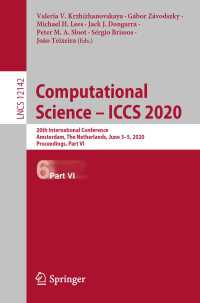 Computational Science – ICCS 2020 : 20th International Conference, Amsterdam, The Netherlands, June 3–5, 2020, Proceedings, Part VI