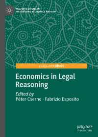 Economics in Legal Reasoning〈1st ed. 2020〉