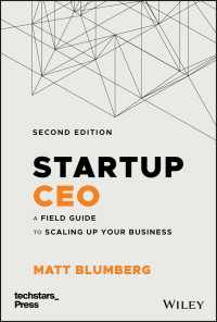 Startup CEO : A Field Guide to Scaling Up Your Business (Techstars)（2）