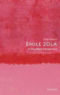 VSIゾラ<br>Émile Zola: A Very Short Introduction