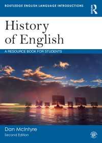 英語史：学生用入門読本（第２版）<br>History of English : A Resource Book for Students（2 NED）