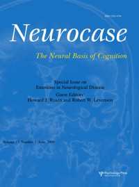 Emotions in Neurological Disease : A Special Issue of Neurocase