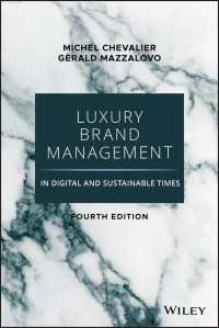 高級ブランドの管理（第４版）<br>Luxury Brand Management in Digital and Sustainable Times（4）