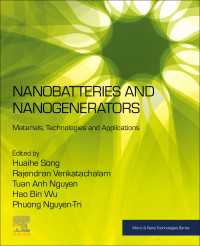 ナノ電池とナノ発電機：材料・技術・応用<br>Nanobatteries and Nanogenerators : Materials, Technologies and Applications