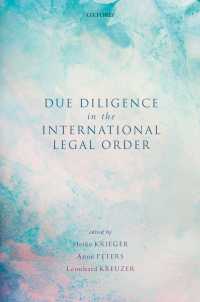 国際法秩序における相当の注意<br>Due Diligence in the International Legal Order