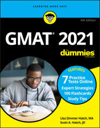 GMAT For Dummies 2021 : Book + 7 Practice Tests Online + Flashcards（9）