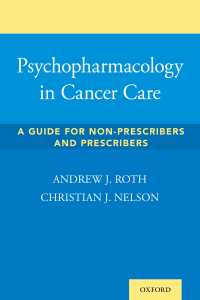 Psychopharmacology in Cancer Care : A Guide for Non-Prescribers