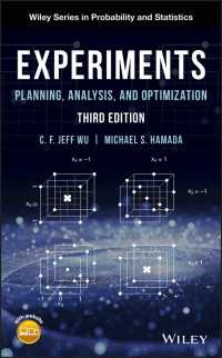 実験計画・分析・最適化（第３版）<br>Experiments : Planning, Analysis, and Optimization（3）