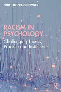 心理学における人種差別主義の歴史<br>Racism in Psychology : Challenging Theory, Practice and Institutions