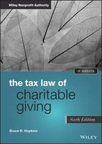 慈善寄付の税法（第６版）<br>The Tax Law of Charitable Giving（6）