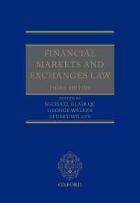 金融市場・取引法（第３版）<br>Financial Markets and Exchanges Law（3）