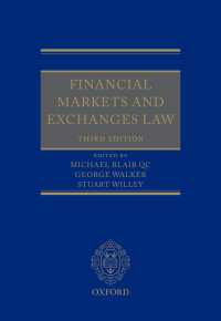 金融市場・取引法（第３版）<br>Financial Markets and Exchanges Law（3）