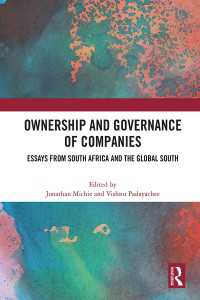 Ownership and Governance of Companies : Essays from South Africa and the Global South