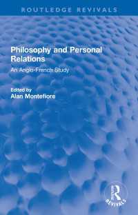 Philosophy and Personal Relations : An Anglo-French Study