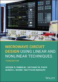 線形／非線形技術によるマイクロ波回路設計（第３版）<br>Microwave Circuit Design Using Linear and Nonlinear Techniques（3）