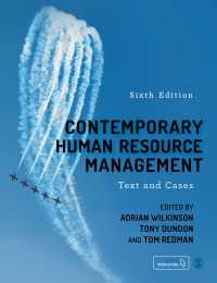現代の人的資源管理（第６版）<br>Contemporary Human Resource Management : Text and Cases（Sixth Edition）
