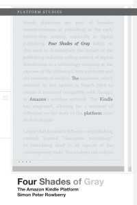 アマゾンのキンドル・プラットフォーム<br>Four Shades of Gray : The Amazon Kindle Platform