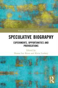 Speculative Biography : Experiments, Opportunities and Provocations
