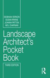 景観建築ポケットブック（第３版）<br>Landscape Architect's Pocket Book（3 NED）