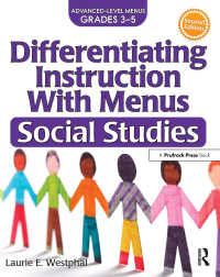 Differentiating Instruction With Menus : Social Studies (Grades 3-5)（2 NED）