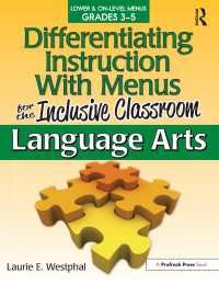 Differentiating Instruction With Menus for the Inclusive Classroom : Language Arts (Grades 3-5)