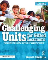 Challenging Units for Gifted Learners : Teaching the Way Gifted Students Think (Science, Grades 6-8)
