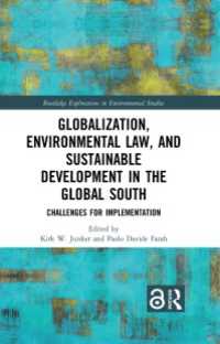 Globalization, Environmental Law, and Sustainable Development in the Global South : Challenges for Implementation