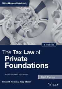 The Tax Law of Private Foundations : 2021 Cumulative Supplement（5）