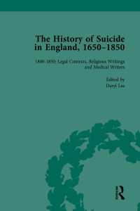 The History of Suicide in England, 1650–1850, Part II vol 7