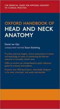オックスフォード頭頸部解剖学ハンドブック<br>Oxford Handbook of Head and Neck Anatomy
