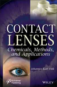 コンタクトレンズ：材料・化学・手法・応用<br>Contact Lenses : Chemicals, Methods, and Applications