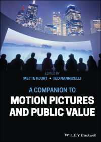 映画と公共的価値必携<br>A Companion to Motion Pictures and Public Value