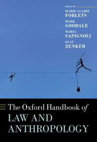 オックスフォード版　法と人類学ハンドブック<br>The Oxford Handbook of Law and Anthropology