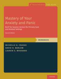 Mastery of Your Anxiety and Panic : Brief Six-Session Version for Primary Care and Related Settings（2）