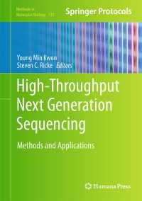 High-Throughput Next Generation Sequencing : Methods and Applications