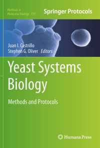Yeast Systems Biology : Methods and Protocols