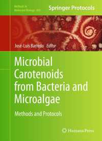 Microbial Carotenoids from Bacteria and Microalgae : Methods and Protocols