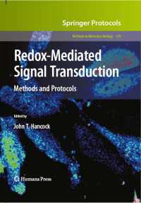 Redox-Mediated Signal Transduction : Methods and Protocols