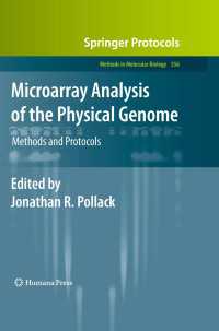 Microarray Analysis of the Physical Genome : Methods and Protocols