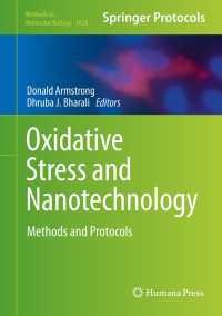 Oxidative Stress and Nanotechnology : Methods and Protocols