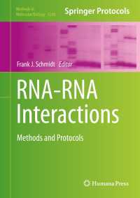 RNA-RNA Interactions : Methods and Protocols