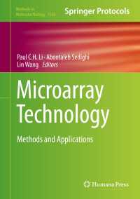 Microarray Technology〈1st ed. 2016〉 : Methods and Applications