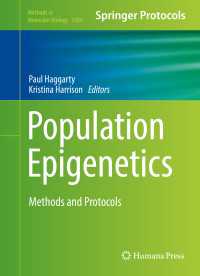 Population Epigenetics : Methods and Protocols