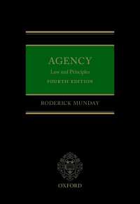 代理：法と原理（第４版）<br>Agency : Law and Principles（4）