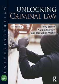 英国刑法がわかる（第８版）<br>Unlocking Criminal Law（8 NED）