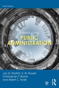 行政入門（第１０版）<br>Introducing Public Administration（10 NED）