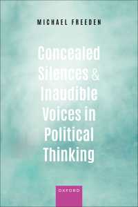 政治思想における隠された沈黙と聞こえない声<br>Concealed Silences and Inaudible Voices in Political Thinking